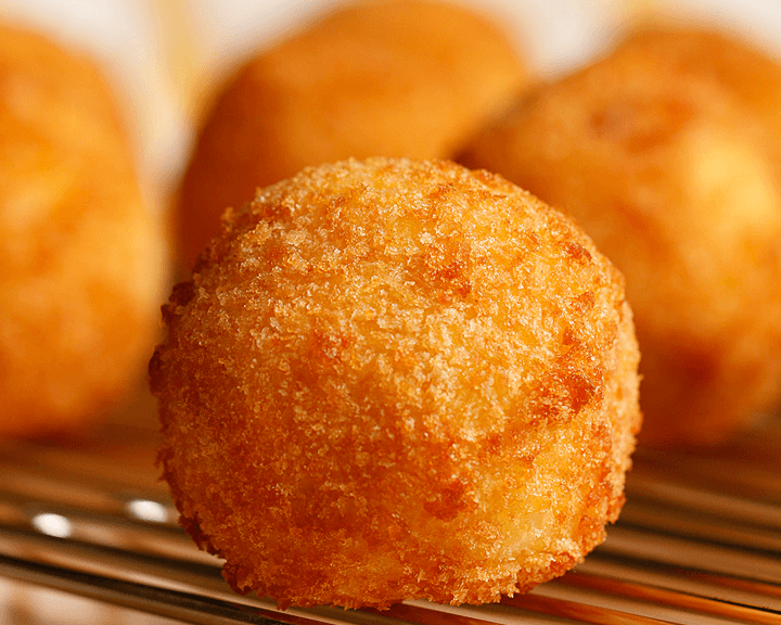 Potato Balls close-up