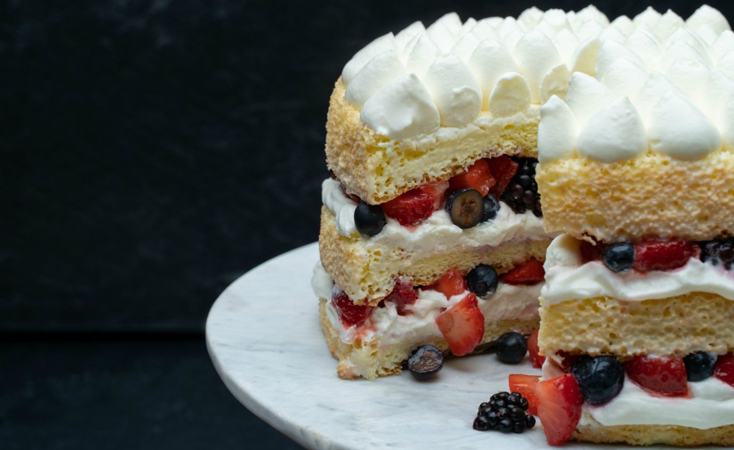 Milk’N Berries™ Cake 8″