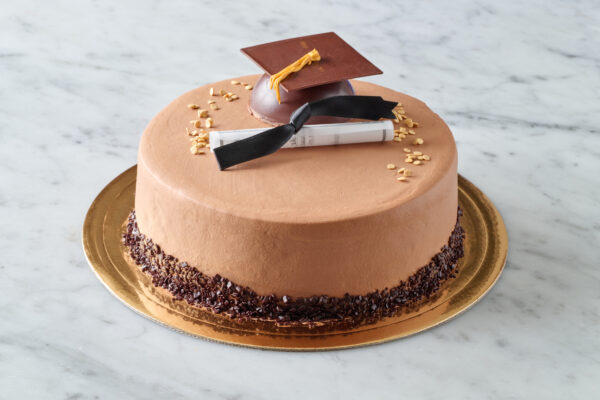 Graduation Parisian Chocolate Cake Round