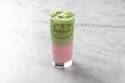 Iced Strawberry Matcha Green Tea Latte