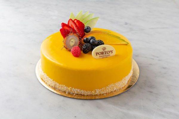 Mango Mousse Cake Round