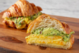 Guacamole and Cheese Omelette Sandwich