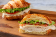 Turkey and Cheese Croissant Sandwich