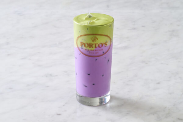 ICED UBE MATCHA LATTE
