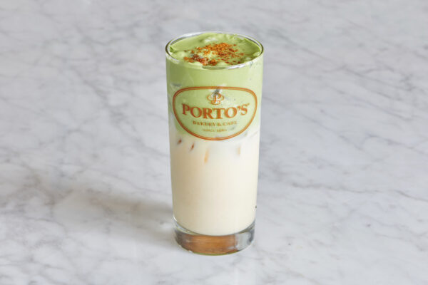 Iced Pumpkin Sweet Cream Matcha Latte