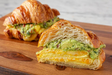 GUACAMOLE AND CHEESE OMELETTE SANDWICH